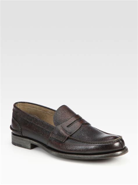 prada spazzolato shoes|prada spazzolato penny loafers.